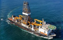 360-degree Flyaround of Ocean BlackHawk Drillship